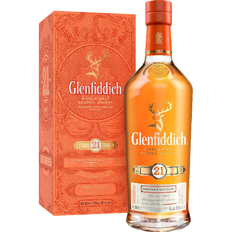 Glenfiddich Single Malt Scotch Whisky 21 Years