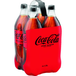 Coca Cola Zero 4 flasker