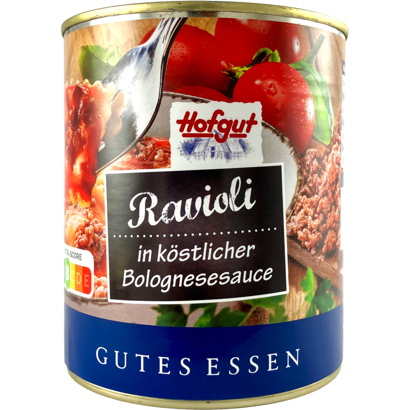 Hofgut Ravioli med bolognesesauce