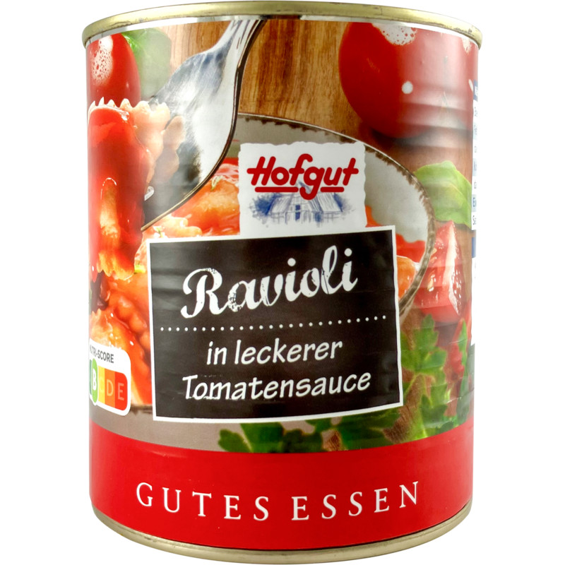 Hofgut Ravioli med tomatsauce