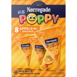 Nørregade Ice Poppy Appelsin