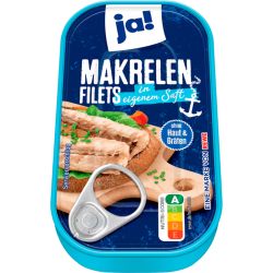 ja! Makrelfilet i egen saft