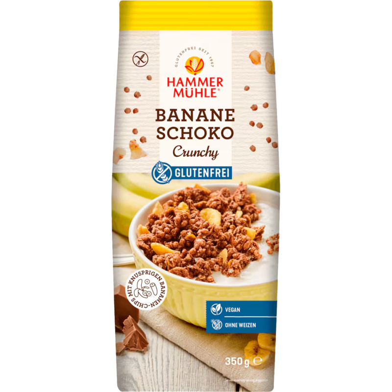 Hammer Mühle Glutenfri banan choko crunchy