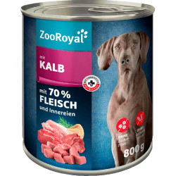 ZooRoyal Vådfoder kalvekød