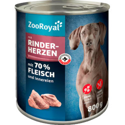 ZooRoyal Vådfoder oksehjerter