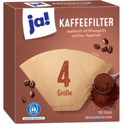 ja! Kaffefilter 1 x 4