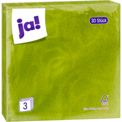 ja! Servietter grøn