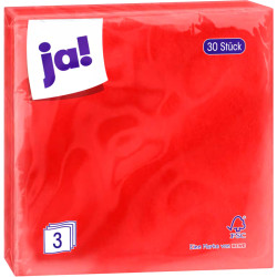ja! Servietter rød