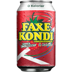 Faxe Kondi Jordbær 0 kalorier